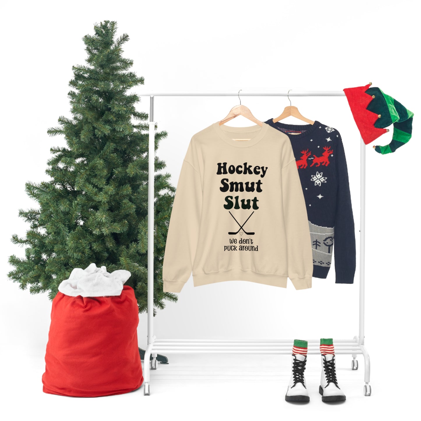 Hockey Smut Slut Crewneck Sweatshirt