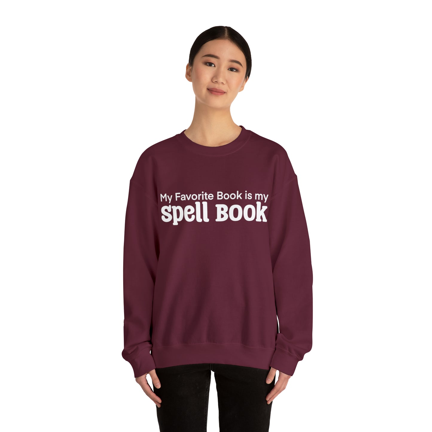 My Favorite Book is my Spell Book Crewneck Sweatshirt