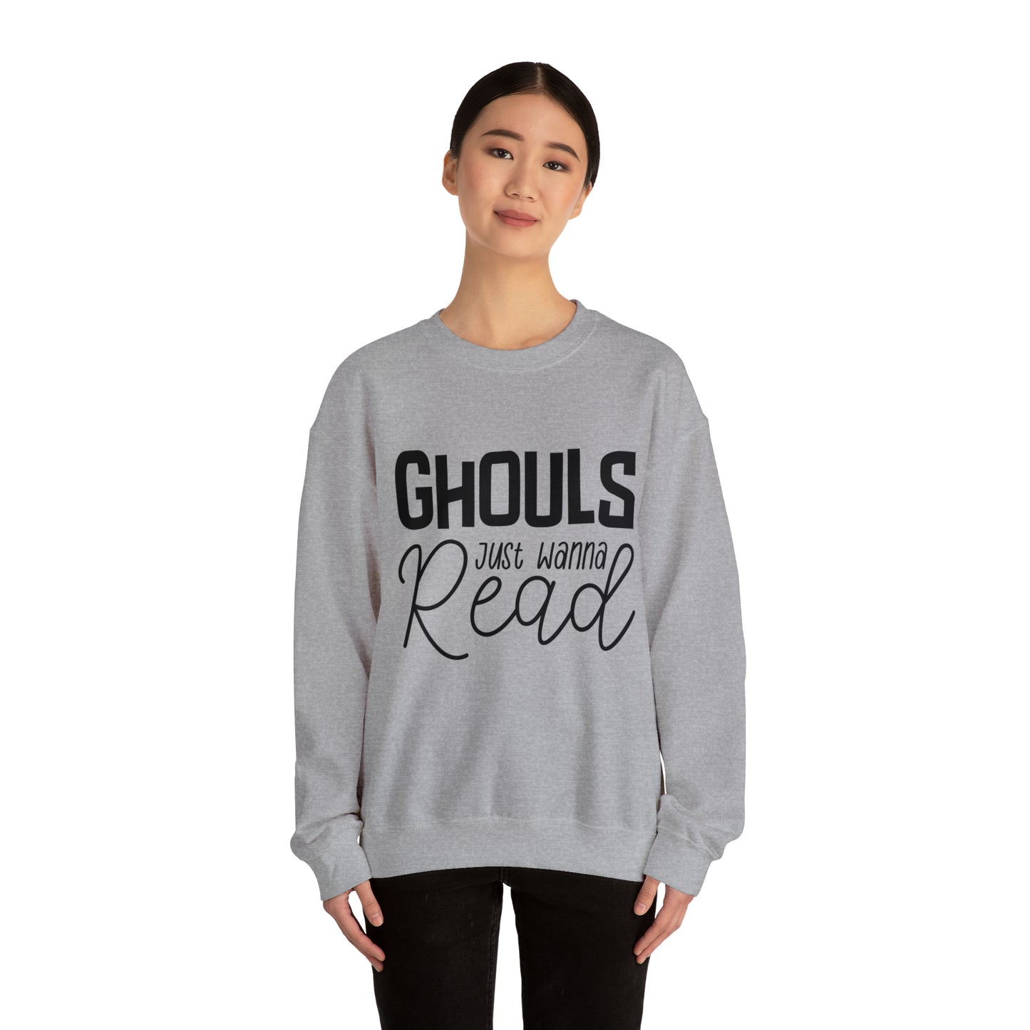 Ghouls Just Wanna Read Crewneck Sweatshirt