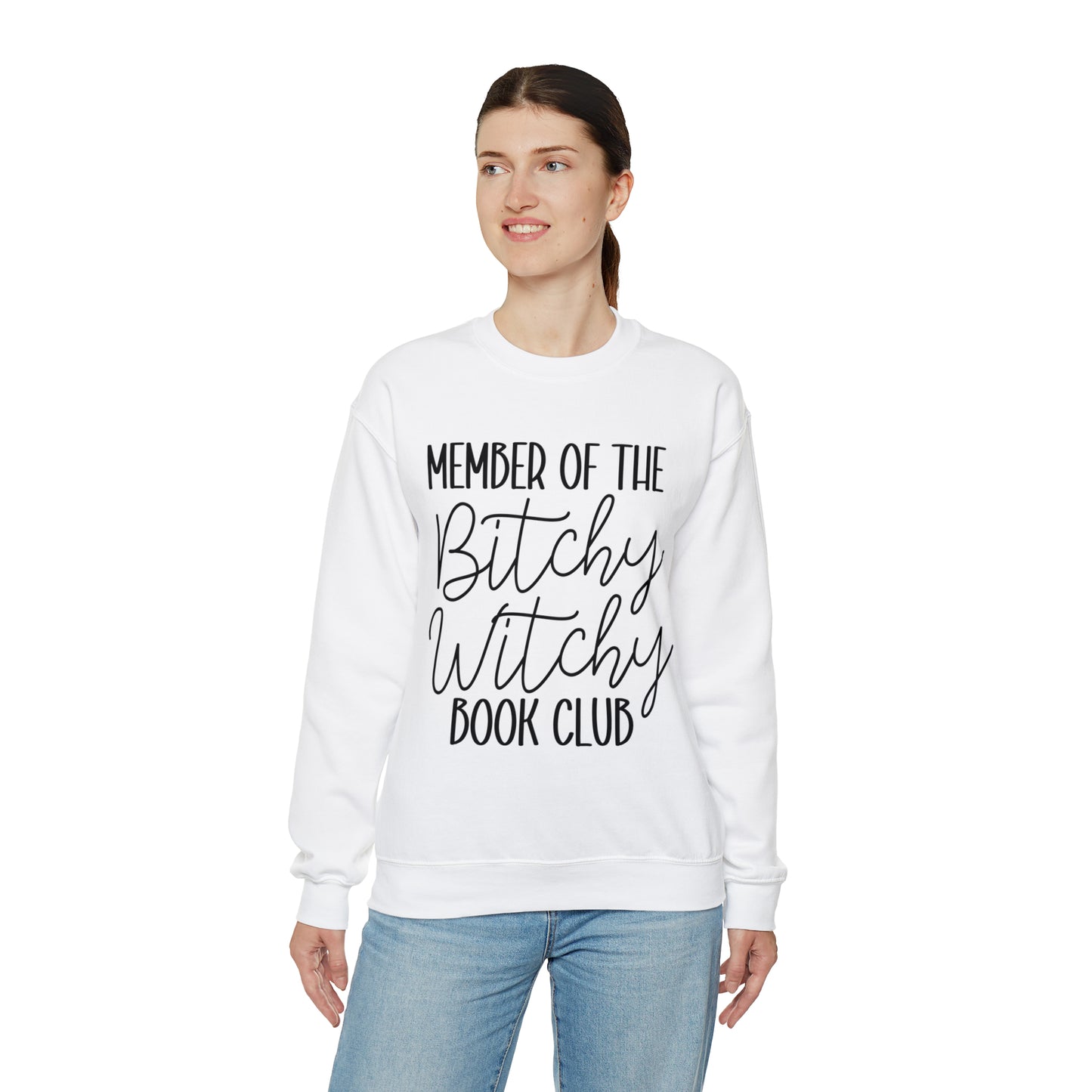 Member if the Bitchy Witchy Book Club Crewneck Sweatshirt