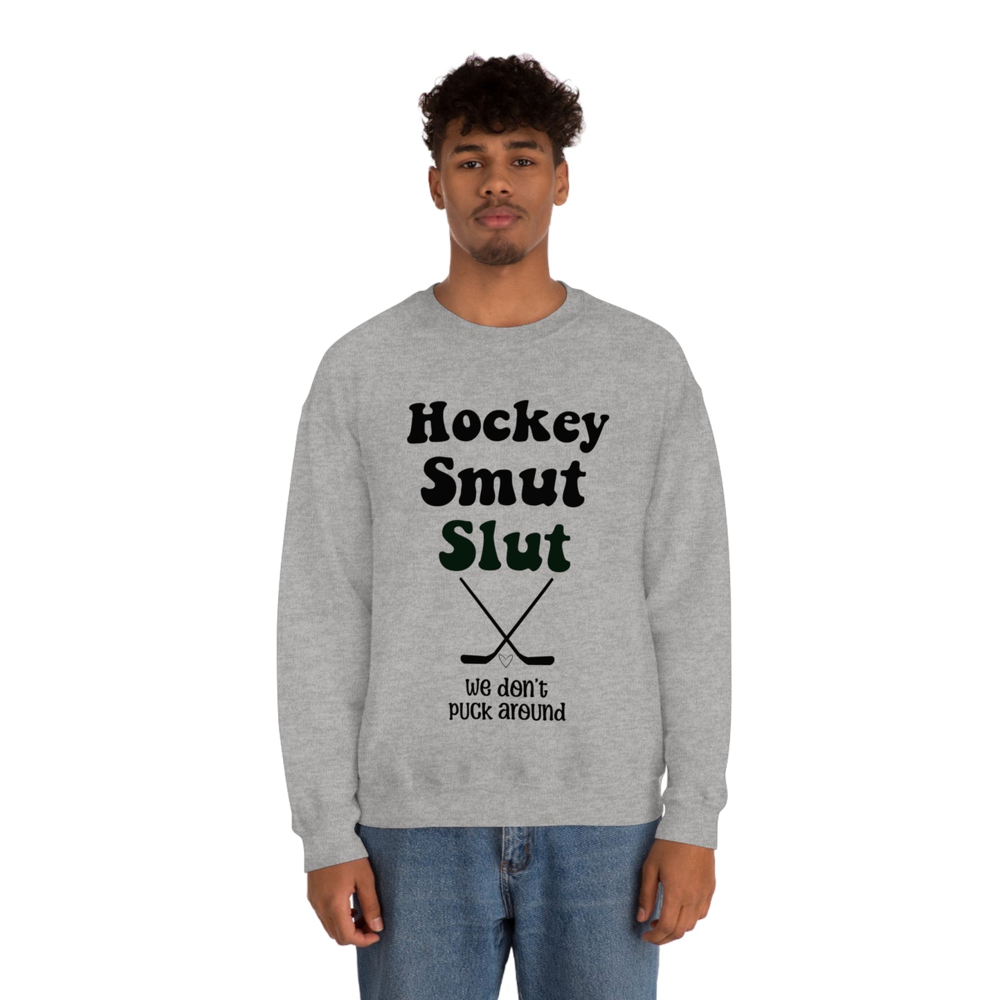 Hockey Smut Slut Crewneck Sweatshirt