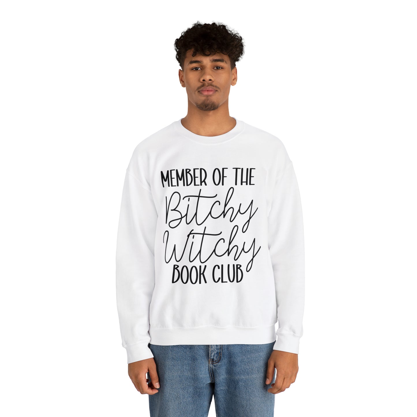Member if the Bitchy Witchy Book Club Crewneck Sweatshirt